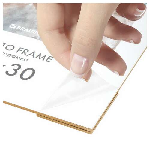  Рамка 21х30 см небьющаяся, комплект 3 шт., багет 29 мм, мдф, brauberg "basic", черная, 391261 | Рамки для дипломов, сертификатов, грамот, фотографий