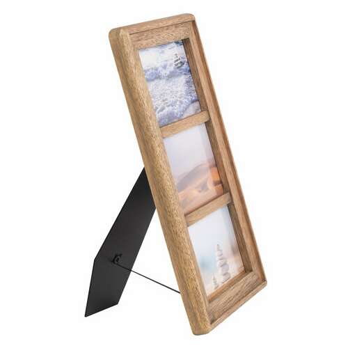 Рамка из мангового дерева brauberg loft trinity, 3 фото 10х15 см, стекло, 20х35,5 см, 391282  Рамка из мангового дерева brauberg loft trinity, 3 фото 10х15 см, стекло, 20х35,5 см, 391282 | Рамки для дипломов, сертификатов, грамот, фотографий