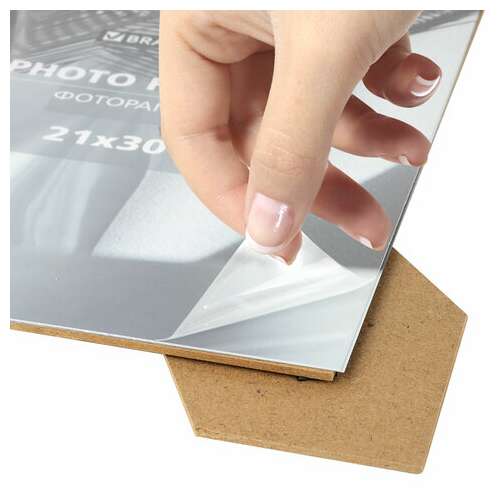  Рамка 21х30 см небьющаяся, багет 40 мм, мдф, brauberg "cardinal", цвет красное дерево, 391253 | Рамки для дипломов, сертификатов, грамот, фотографий