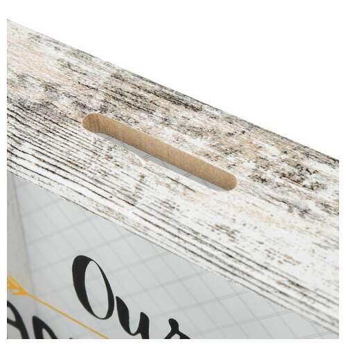  Рамка-копилка 14х14 см для фото 13,5х13,5 см, стекло, мдф, brauberg "adventure", 391257 | Рамки для дипломов, сертификатов, грамот, фотографий