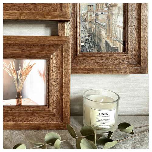 Рамка из мангового дерева brauberg loft quad, фото разного размера, стекло, 52х39 см, 391283  Рамка из мангового дерева brauberg loft quad, фото разного размера, стекло, 52х39 см, 391283 | Рамки для дипломов, сертификатов, грамот, фотографий