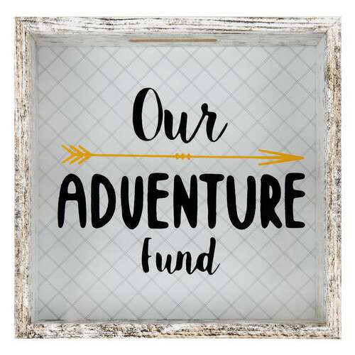  Рамка-копилка 14х14 см для фото 13,5х13,5 см, стекло, мдф, brauberg "adventure", 391257 | Рамки для дипломов, сертификатов, грамот, фотографий