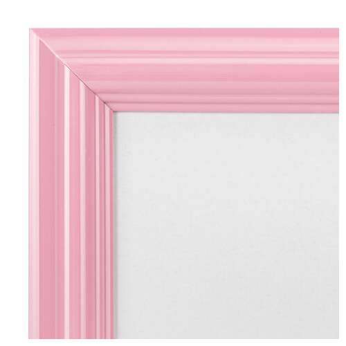  Рамка 21х30 см небьющаяся, багет 17,5 мм, пластик, brauberg "colorful", розовая, 391248 | Рамки для дипломов, сертификатов, грамот, фотографий