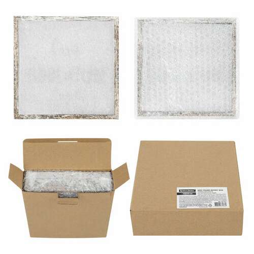  Рамка-копилка 14х14 см для фото 13,5х13,5 см, стекло, мдф, brauberg "adventure", 391257 | Рамки для дипломов, сертификатов, грамот, фотографий