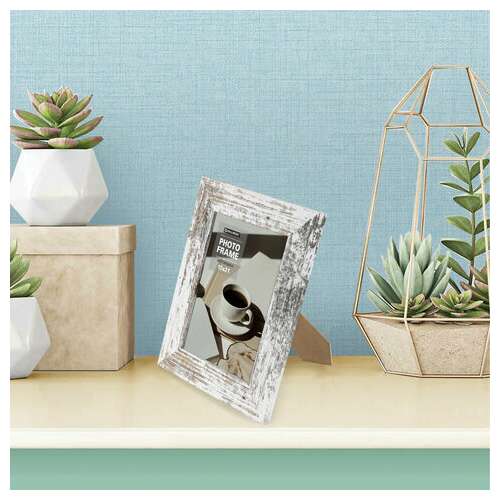  Рамка 15х21 см небьющаяся, багет 40 мм, мдф, brauberg "christopher", белая/коричневая, 391269 | Рамки для дипломов, сертификатов, грамот, фотографий