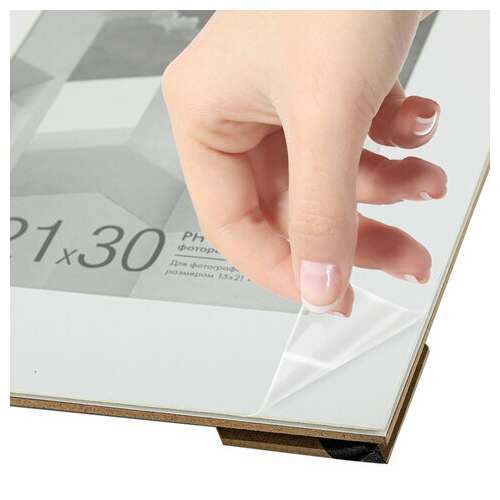  Рамка 21х30 см с паспарту 15х21 см небьющаяся, багет 5 мм, пластик, brauberg "smart", золотистая, 391279 | Рамки для дипломов, сертификатов, грамот, фотографий