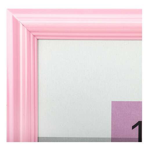  Рамка 15х21 см небьющаяся, багет 17,5 мм, пластик, brauberg "colorful", розовая, 391247 | Рамки для дипломов, сертификатов, грамот, фотографий
