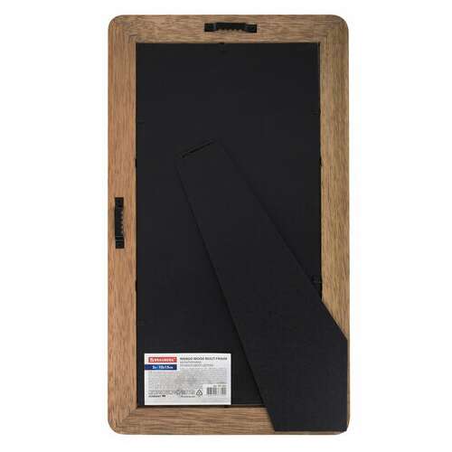 Рамка из мангового дерева brauberg loft trinity, 3 фото 10х15 см, стекло, 20х35,5 см, 391282  Рамка из мангового дерева brauberg loft trinity, 3 фото 10х15 см, стекло, 20х35,5 см, 391282 | Рамки для дипломов, сертификатов, грамот, фотографий