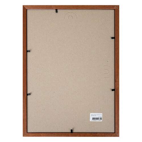  Рамка 21х30 см со стеклом, багет 16 мм, дерево, staff "sonata", цвет орех, 391359 | Рамки для дипломов, сертификатов, грамот, фотографий