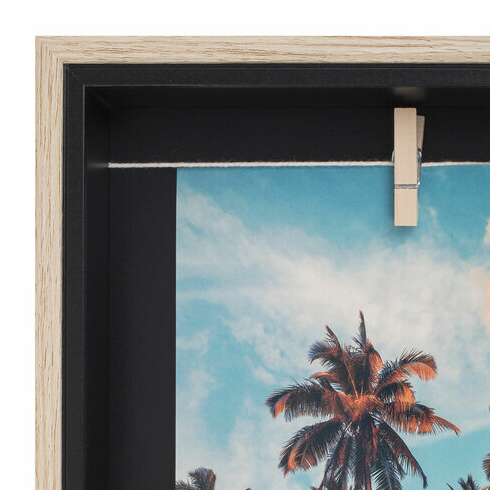  Рамка из мдф brauberg loft black box, фото 13х18 см, с прищепкой, 20х25 см, 391290 | Рамки для дипломов, сертификатов, грамот, фотографий