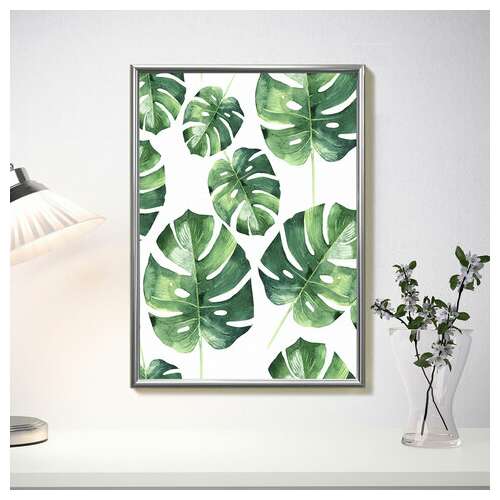  Рамка 21х30 см серебристая, пластик, багет 8 мм, brauberg "slim", плотный задник с ножкой, акриловый экран, 391316 | Рамки для дипломов, сертификатов, грамот, фотографий