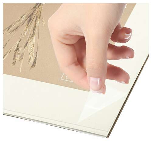  Рамка 15х21 см с паспарту 10х15 см небьющаяся, аналог ikea, багет 26 мм, мдф, brauberg "zool", цвет слоновая кость, 391374 | Рамки для дипломов, сертификатов, грамот, фотографий