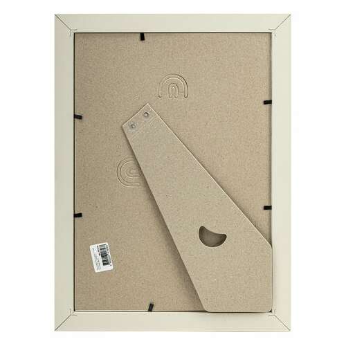  Рамка 21х30 см с паспарту 13х18 см, небьющаяся, аналог ikea, багет 26 мм, мдф, brauberg "zool", цвет слоновая кость, 391376 | Рамки для дипломов, сертификатов, грамот, фотографий