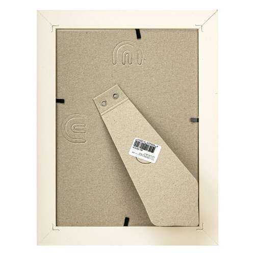  Рамка 15х21 см с паспарту 10х15 см небьющаяся, аналог ikea, багет 26 мм, мдф, brauberg "zool", цвет слоновая кость, 391374 | Рамки для дипломов, сертификатов, грамот, фотографий