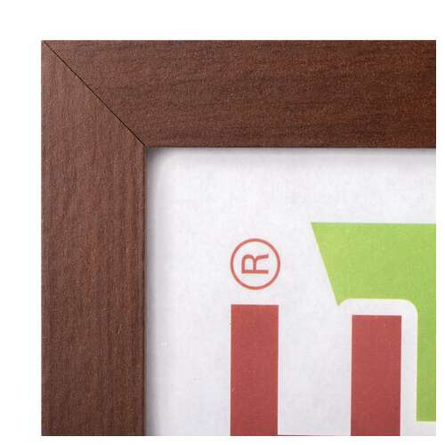  Рамка 30х40 см со стеклом, комплект 2 штуки, багет 18 мм мдф, staff "grand", цвет итальянский орех, 391335 | Рамки для дипломов, сертификатов, грамот, фотографий