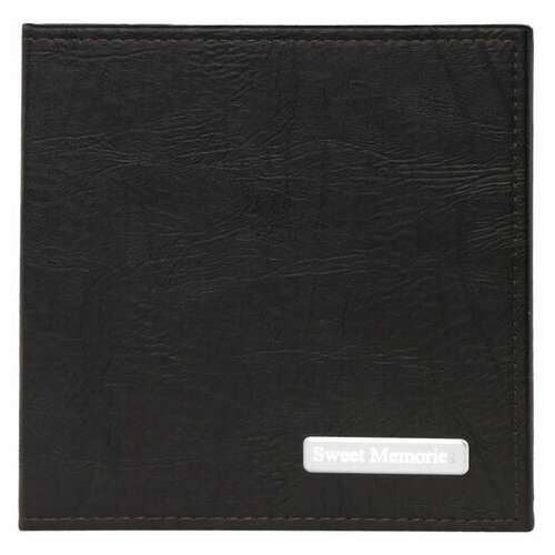  Фотоальбом brauberg на 200 фото 10х15 см, под фактурную кожу, индивидуальный бокс, тёмно-коричневый, 391116 | Фотоальбомы