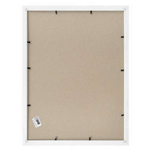  Рамка 30х40 см небьющаяся, багет 20 мм пластик, brauberg "hit3", белая с двойной позолотой, 391383 | Рамки для дипломов, сертификатов, грамот, фотографий