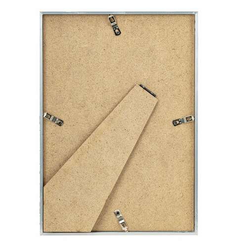  Рамка 21х30 см со стеклом, багет 8 мм, металл, brauberg "blade", серебристая, 391385 | Рамки для дипломов, сертификатов, грамот, фотографий