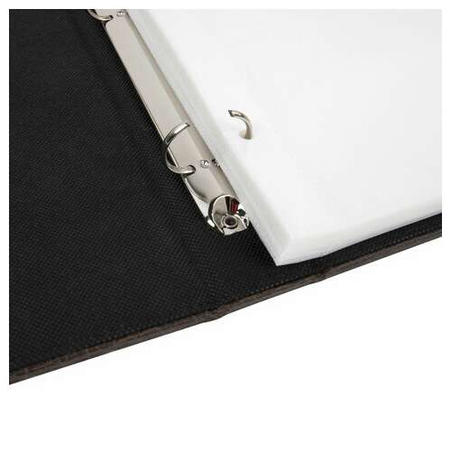  Фотоальбом brauberg на 156 фото 10х15 см, под гладкую кожу, на кольцах, коричневый, 390470 | Фотоальбомы