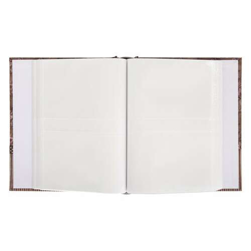  Фотоальбом brauberg на 200 фотографий 10х15 см, твердая обложка, "семья", бокс, красно-коричневый, 390673 | Фотоальбомы