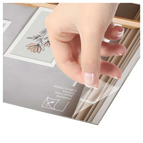  Рамка 21х30 см небьющаяся, комплект 3 штуки, багет 21 мм, мдф, brauberg "idea", белая, 391392 | Рамки для дипломов, сертификатов, грамот, фотографий