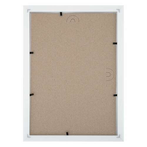  Рамка 21х30 см небьющаяся, багет 20 мм, пластик, brauberg "hit3", белая с двойной позолотой, 391381 | Рамки для дипломов, сертификатов, грамот, фотографий