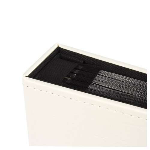  Фотоальбом brauberg на 200 фото 10х15 см, под гладкую кожу, индивидуальный бокс, белый, 391115 | Фотоальбомы