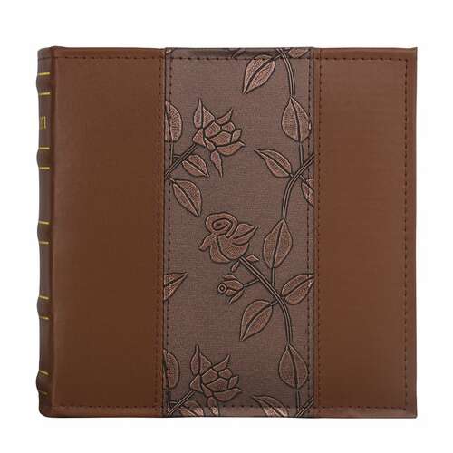  Фотоальбом brauberg на 200 фото 10х15 см, под кожу (комбинированную), бумажные страницы, бокс, коричневый, 390483 | Фотоальбомы