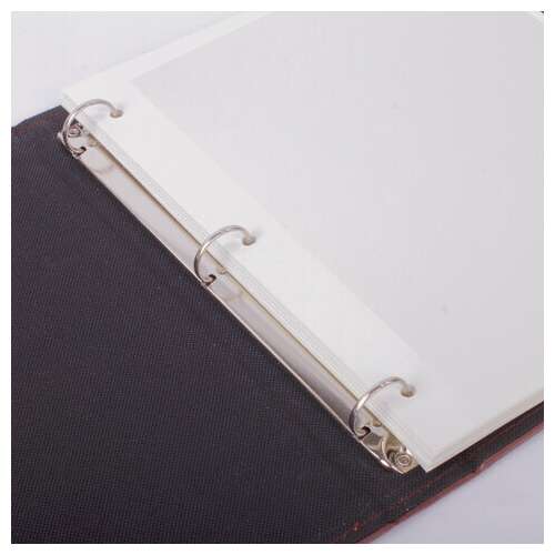  Фотоальбом brauberg на 20 магнитных листов, 23х28 см, под гладкую кожу, на кольцах, коричневый, 390492 | Фотоальбомы