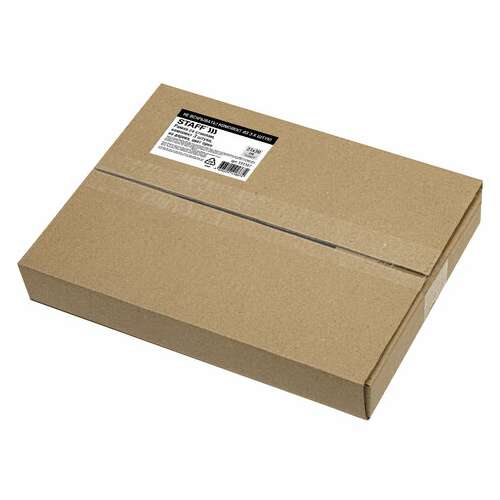  Рамка 21х30 см со стеклом, комплект 3 штуки, багет 16 мм, дерево, staff "sonata", цвет орех, 391387 | Рамки для дипломов, сертификатов, грамот, фотографий