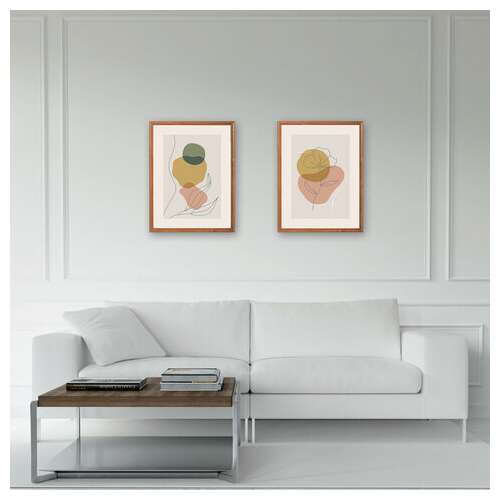  Рамка 30х40 см небьющаяся, комплект 2 штуки, багет 17 мм, дерево, staff "classic", темно-коричневая, 391391 | Рамки для дипломов, сертификатов, грамот, фотографий