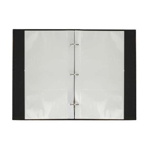  Фотоальбом brauberg на 156 фото 10х15 см, под гладкую кожу, на кольцах, коричневый, 390470 | Фотоальбомы