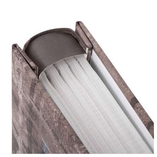  Фотоальбом brauberg на 200 фотографий 10х15 см, твердая обложка, "путешествие", бокс, коричневый, 390672 | Фотоальбомы