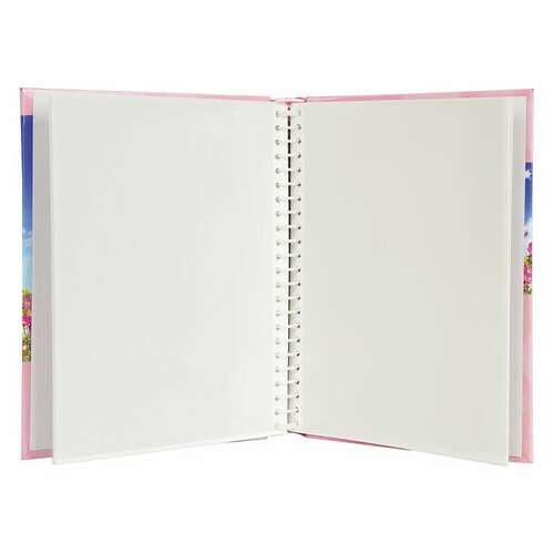  Фотоальбом brauberg на 20 магнитных листов, 23х28 см, "дивный луг", розовый, 390686 | Фотоальбомы