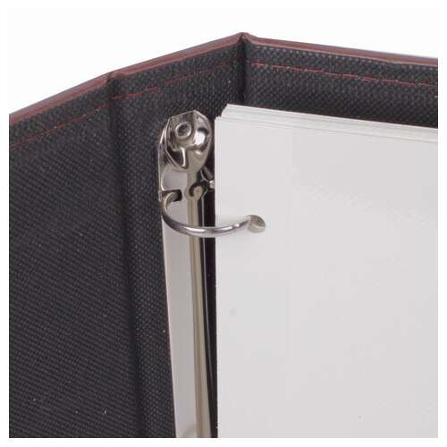  Фотоальбом brauberg на 20 магнитных листов, 23х28 см, под гладкую кожу, на кольцах, коричневый, 390492 | Фотоальбомы