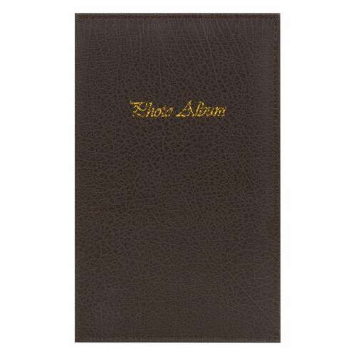  Фотоальбом brauberg на 156 фото 10х15 см, под гладкую кожу, на кольцах, коричневый, 390470 | Фотоальбомы