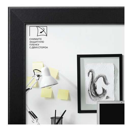  Рамка 21х30 см небьющаяся, комплект 3 штуки, багет 21 мм, мдф, brauberg "idea", черная, 391393 | Рамки для дипломов, сертификатов, грамот, фотографий