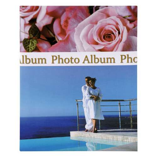  Фотоальбом brauberg на 304 фотографии 10х15 см, твердая обложка, "романтика", голубой с розовым, 390675 | Фотоальбомы
