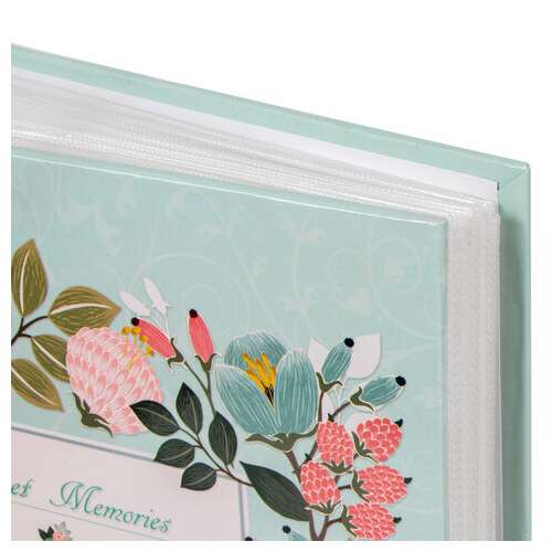  Фотоальбом brauberg "цветочный узор" на 304 фото 10х15 м, твердая обложка, термосклейка, 391162 | Фотоальбомы