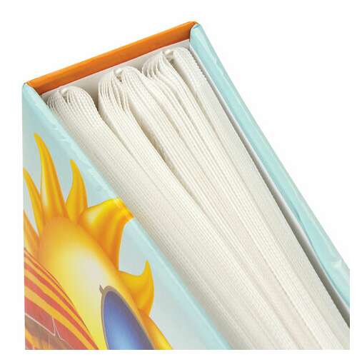  Фотоальбом brauberg "здравствуй, лето" на 200 фото 10х15 см, твердая обложка, термосварка, 391170 | Фотоальбомы