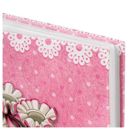  Фотоальбом brauberg "baby shoes" на 200 фото 10х15 см, твердая обложка, термосклейка, розовый, 39114, 391148 | Фотоальбомы