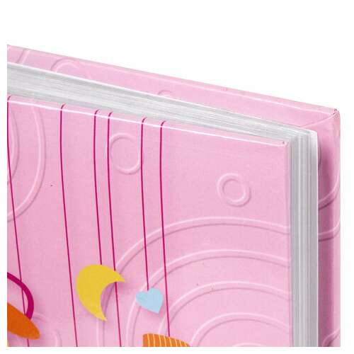  Фотоальбом brauberg "baby girl" на 200 фото 10х15 см, твердая обложка, бумажные страницы, бокс, розовый, 391143 | Фотоальбомы