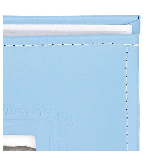  Фотоальбом brauberg "cute baby" на 200 фото 10х15 см, под кожу, бумажные страницы, бокс, синий, 391142 | Фотоальбомы