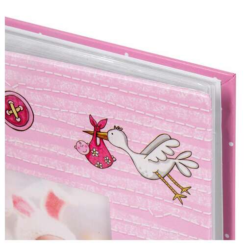  Фотоальбом brauberg "it's a girl" на 200 фото 10х15 см, твердая обложка, бумажные страницы, бокс, розовый, 391145 | Фотоальбомы