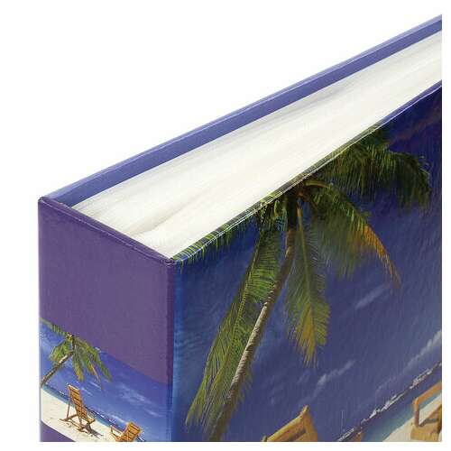  Фотоальбом brauberg "отдых у моря" на 200 фото 10х15 см, твердая обложка, термосварка, 391169 | Фотоальбомы