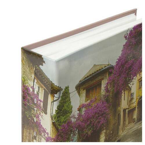  Фотоальбом brauberg "цветущая улица" на 200 фото 10х15 см, твердая обложка, термосварка, 391163 | Фотоальбомы