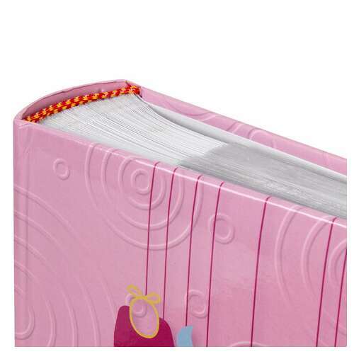  Фотоальбом brauberg "baby girl" на 200 фото 10х15 см, твердая обложка, бумажные страницы, бокс, розовый, 391143 | Фотоальбомы