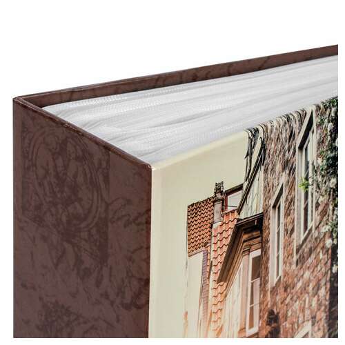  Фотоальбом brauberg "итальянские улочки" на 304 фото 10х15 см, твердая обложка, термосклейка, 391167 | Фотоальбомы