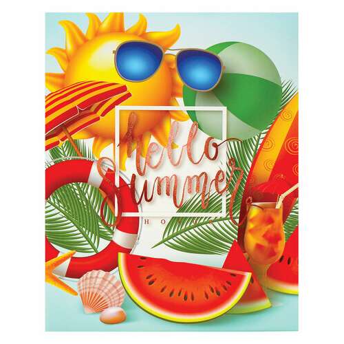 Фотоальбом brauberg "здравствуй, лето" на 200 фото 10х15 см, твердая обложка, термосварка, 391170 | Фотоальбомы
