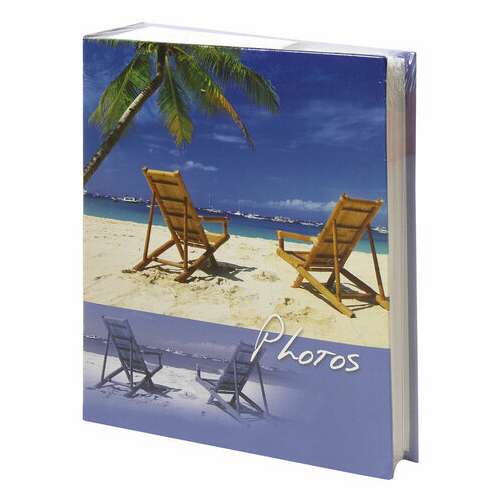  Фотоальбом brauberg "отдых у моря" на 200 фото 10х15 см, твердая обложка, термосварка, 391169 | Фотоальбомы